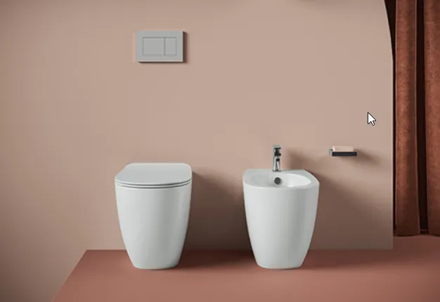 Унитаз приставной ARTCERAM File 2.0 FLV007 01 00 520 мм х 370 мм, смыв Whirl-Flush, безободковый, с креплением, с покрытием Saniglaze, цвет Белый глянцевый