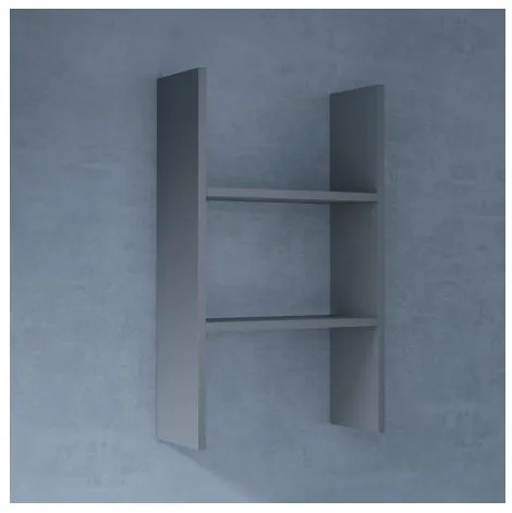 Полка для ванной комнаты BMT BLUES 4.0  901 537 DFB 01  350х572х110 мм цвет Metallic Titanium
