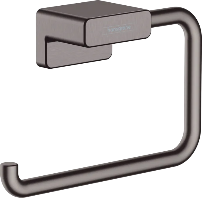 Держатель для туалетной бумаги открытый HANSGROHE AddStoris 41771340 Шлифованный чёрный хром