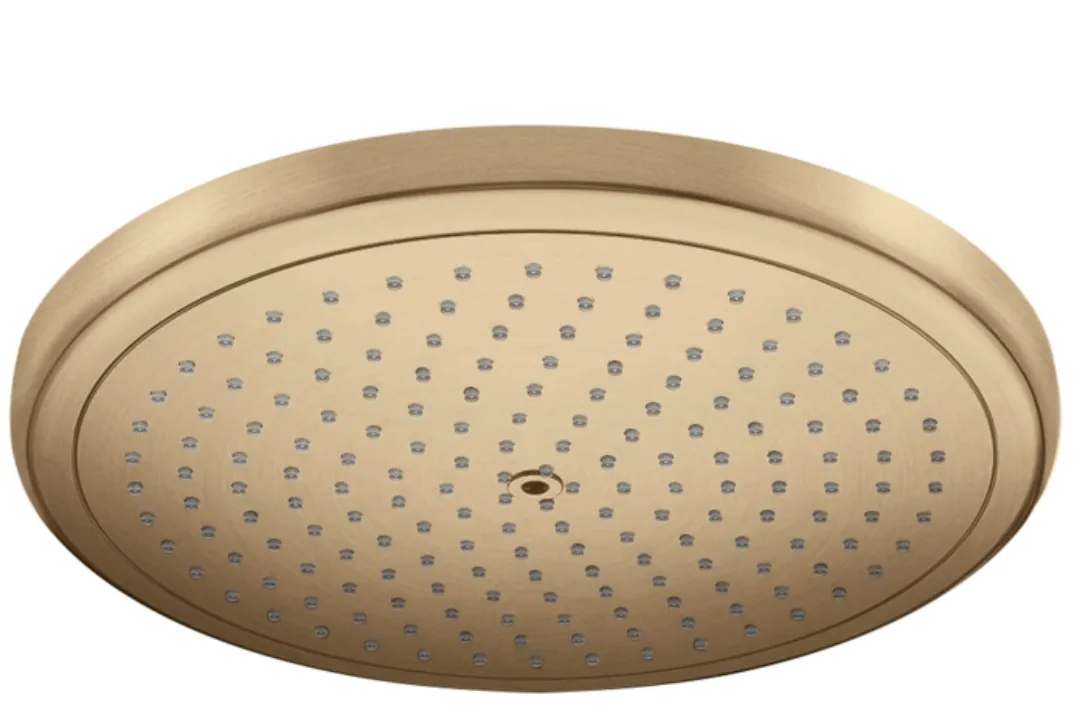 Верхний душ круглый HANSGROHE Croma 26220140 280, 1jet, цвет Шлифованная бронза