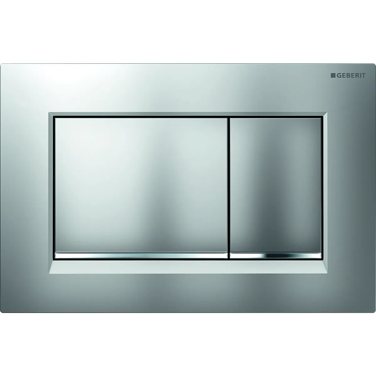 Смывная клавиша Geberit Sigma30 115.883.KN.1 хром матовый/хром глянцевый