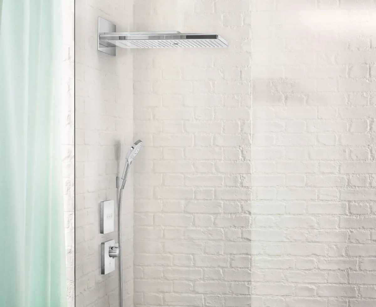 Душевой Porter - набор Hansgrohe Pulsify S 24301670 105 1 jet, с держателем и шлангом 1250 мм, матовый чёрный