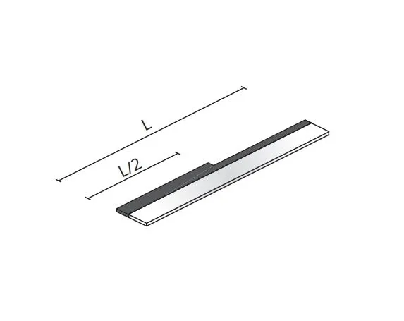 Полка с подсветкой для зеркала BMT IKON 801 592 MAB 02   1000х160х10 мм
