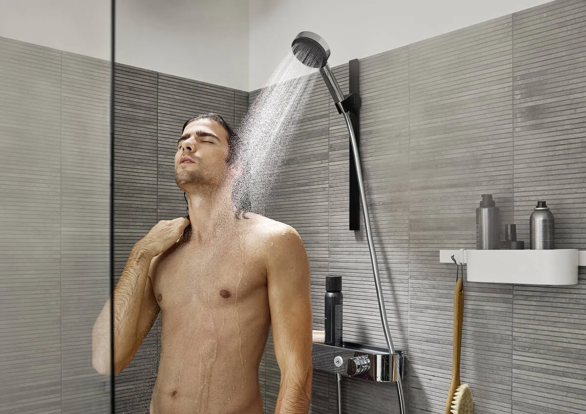 Ручной душ Hansgrohe Pulsify Select S 24100670 105 3jet Activation, матовый чёрный