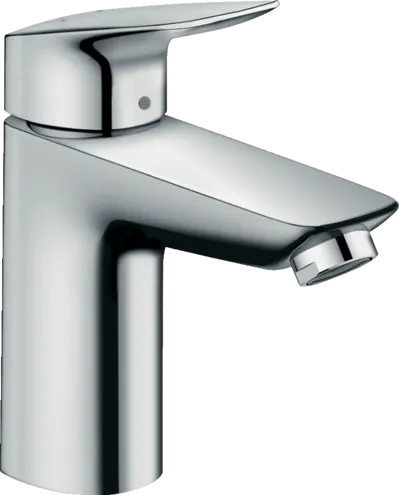 Смеситель для раковины Hansgrohe Logis 71104000 LowFlow со сливным гарнитуром хром
