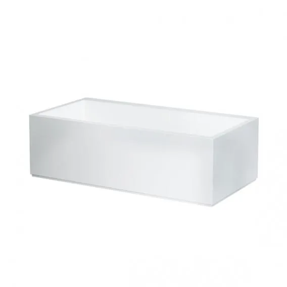 Свободностоящая  ванна  прямоугольная  Kartell by Laufen   2.2433.2.000.616.1   170x86 см, из материала  Sentec, с подсветкой перелива, с  подъемным механизмом, белая