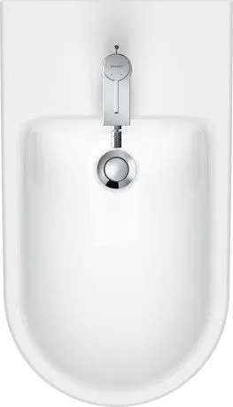 Напольное биде Duravit D-Neo 2294100000 370 мм х 650 мм, c отверстием под смеситель, с переливом, с креплением, белое