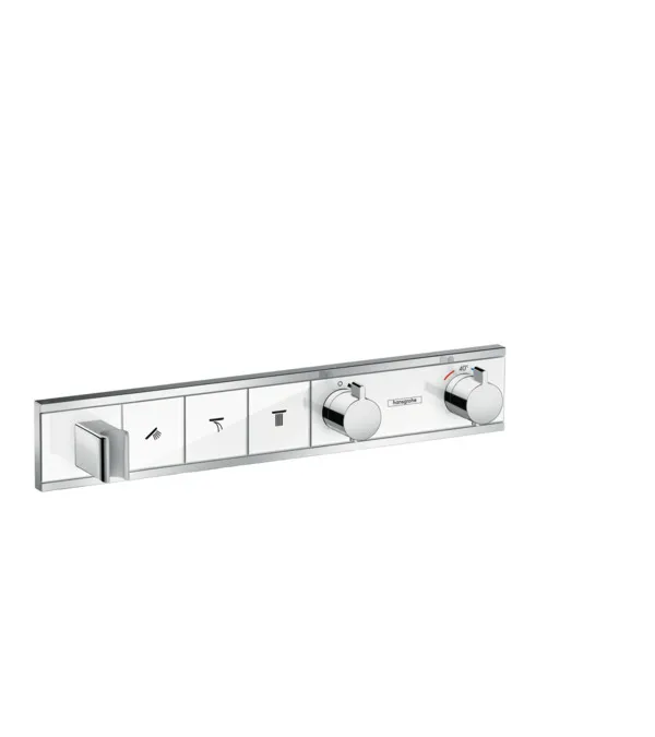 Смеситель для душа с термостатом Hansgrohe RainSelect 15356400 белый, хром