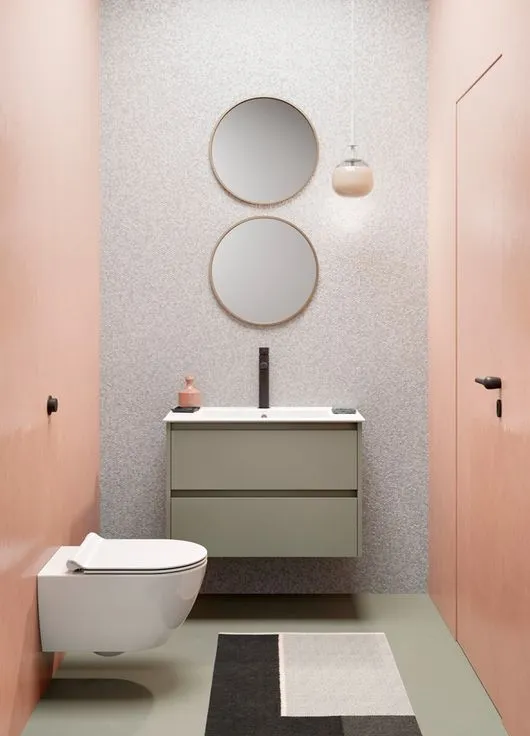 Унитаз подвесной безободковый GSI PURA 8815FR211 550 мм х 360 мм, с Swirlflush, с креплением, белый глянцевый