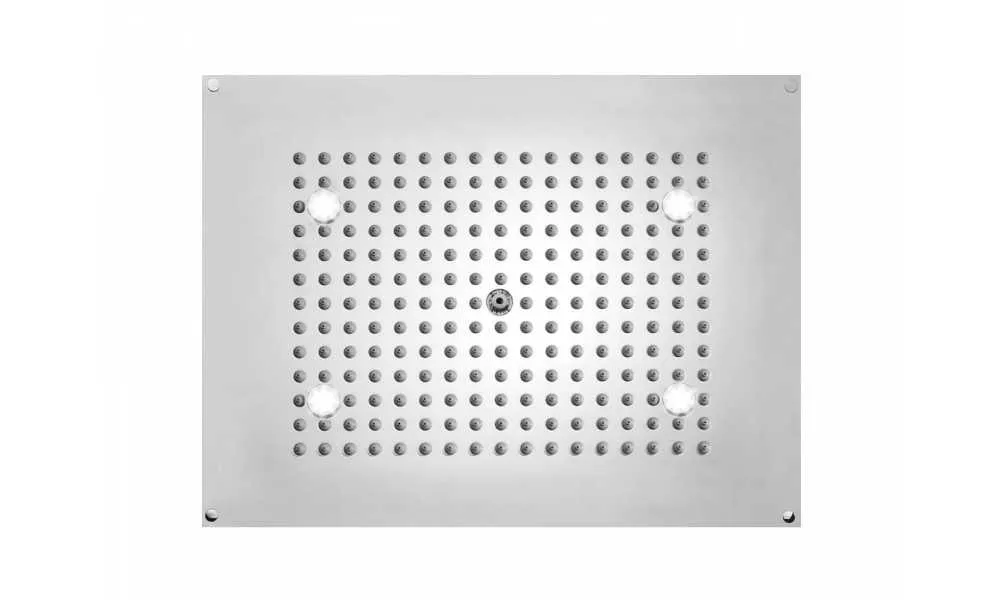 Верхний душ Bossini Dream Rectangular H37396 Хром с LED подсветкой