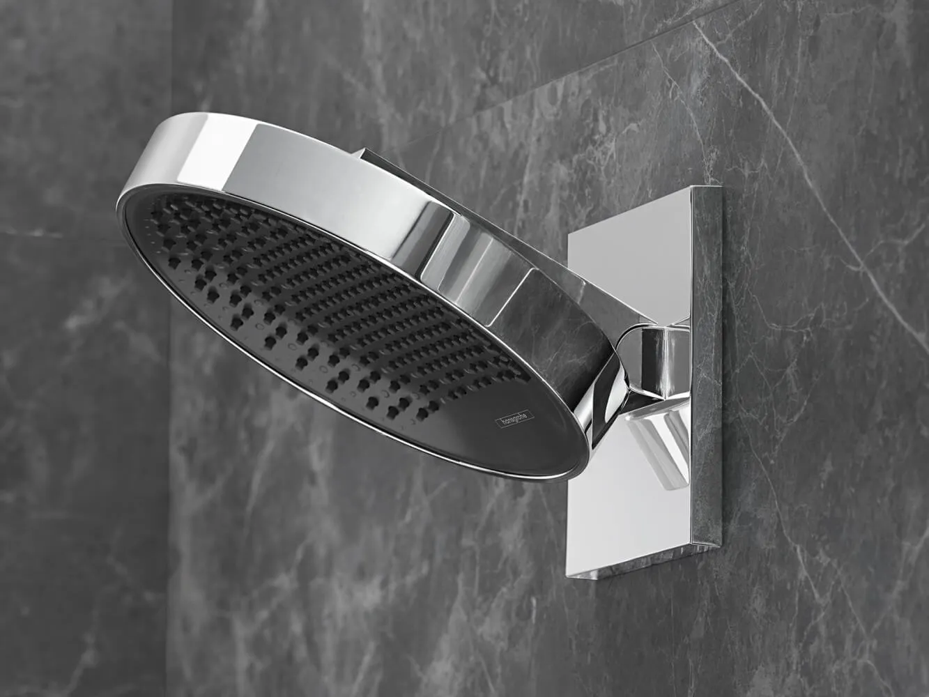 Верхний душ Hansgrohe Rainfinity 360 1jet 26230000 с настенным кронштейном, хром