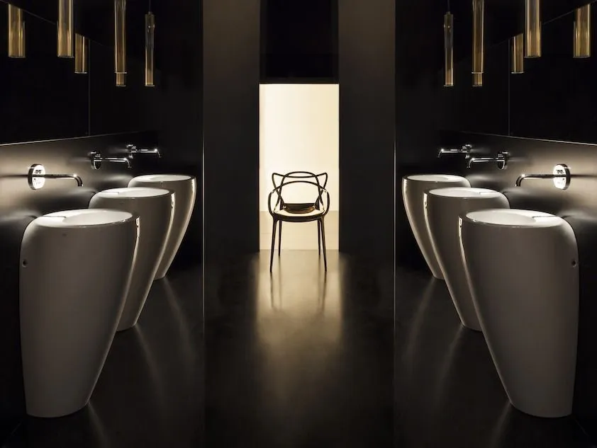  Раковина напольная Laufen IL Bagno Alessi One 811971  52 см с пьедесталом	