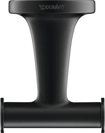 Двойной крючок для полотенца Duravit Starck T 0099304600 черный
