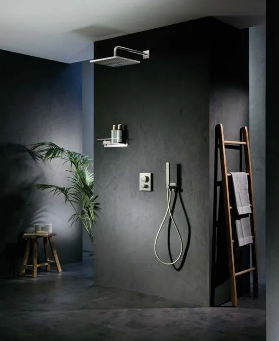 Ручной душ прямоугольной формы ALMAR Thin and Shower E082094.NB цвет Никель брашированный