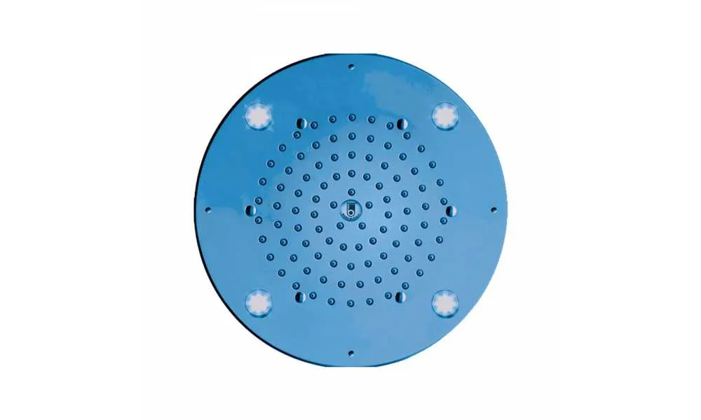 Верхний душ Bossini Oki Flat Light I01724 Хром с RGB хромотерапией