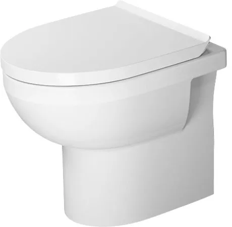 Унитаз напольный Duravit DuraStyle Basic 2184090000 с вертикальным смывом, без сидения, безободковый, белый (изделие снято с производства) 