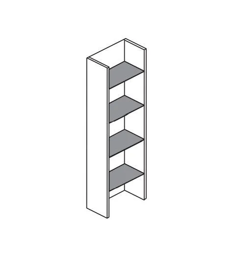 Полка для ванной комнаты BMT GALAXY 907 537 CLB 02 295    250х972х170 мм, цвет Chestnut/Metallic Titanium