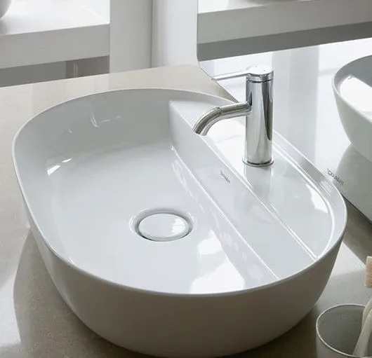 Столешница для раковины Duravit Luv LU9468L2525 кварцевый камень песочный структурный