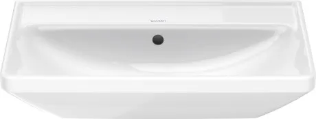 Раковина подвесная Duravit D-Neo 2366650060 650 мм х 440 мм, с переливом, без отверстия под смеситель, белая