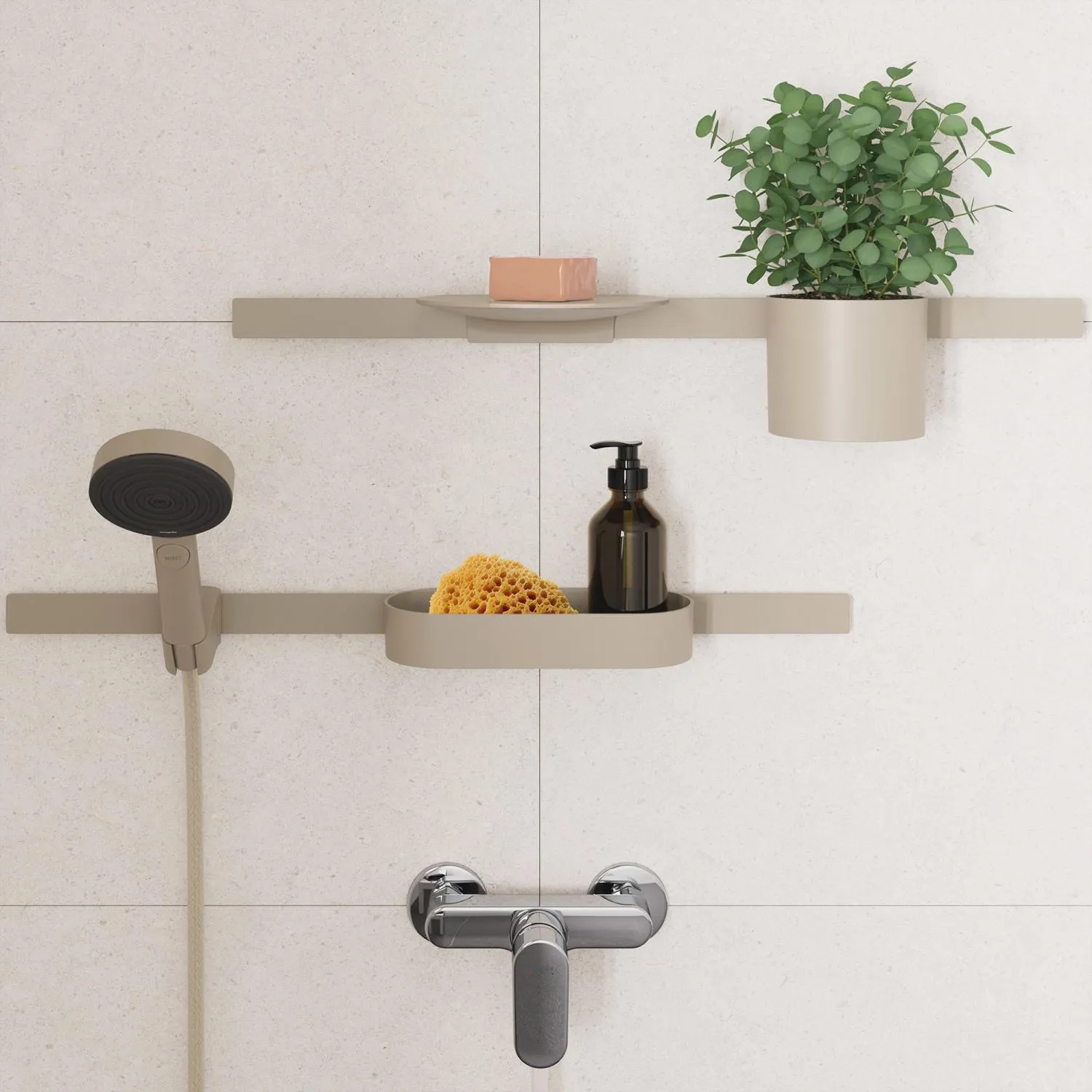 Корзина для хранения глубокая HANSGROHE Planet Edition 28912210 цвет Песок