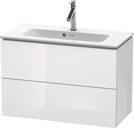 Тумба подвесная под раковину Duravit L-Cube LC625702222 белый глянцевый