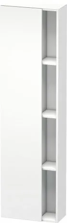 Шкаф-пенал подвесной с полками Duravit DuraStyle DS1248L1818 белый матовый