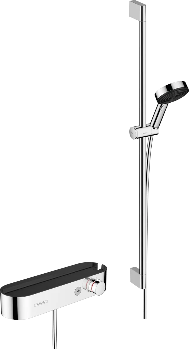 Душевая система с термостатом Hansgrohe Pulsify Select S 24270000 105 3 jet Relaxation, cо штангой 900 мм, хром