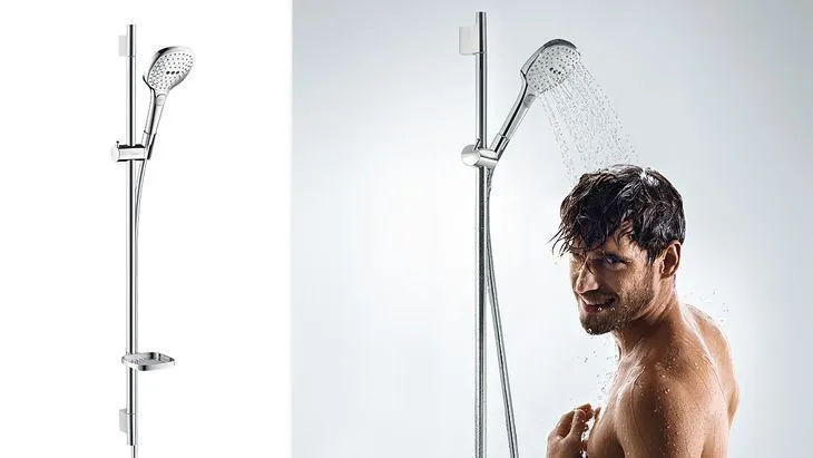 Душевой гарнитур со штангой 65 см Hansgrohe Raindance Select 150/Unica'S Puro 27856000 Хром