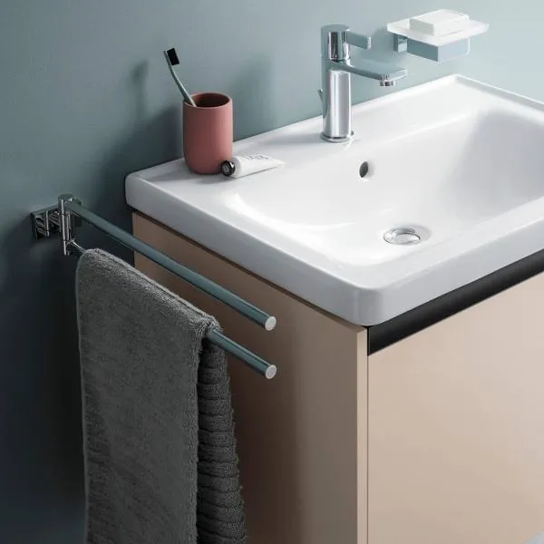 Тумба подвесная под раковину DURAVIT KETHO.2 K25075016160000 460 мм х 584 мм х 440 мм, 1 выдвижной ящик, дуб чёрный