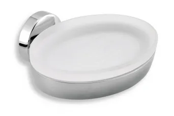 Мыльница стеклянная Novaservis Metalia 11 0136.0 хром