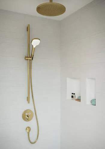 Штанга для душа 90 см Hansgrohe Unica S Puro 28631990 Полированное золото