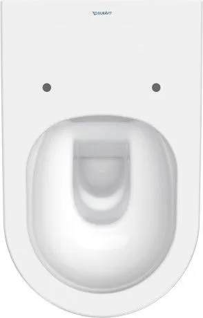 Унитаз напольный пристенный Duravit D-Neo Rimless 2003090000 370 мм х 580 мм, с вертикальным смывом, без смывного края, с креплением, белый