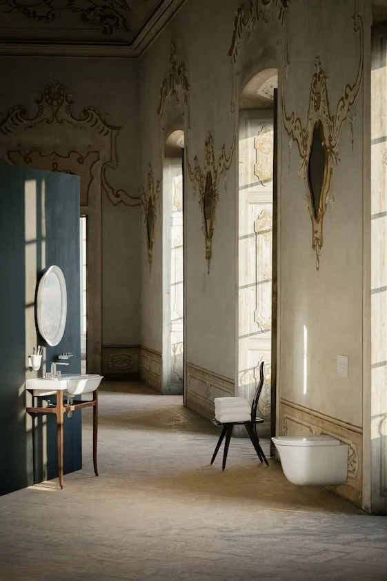 Раковина накладная  Laufen  The New Classic  8.1385.5.000.108.1 80 см, SaphirKeramik, белая 
