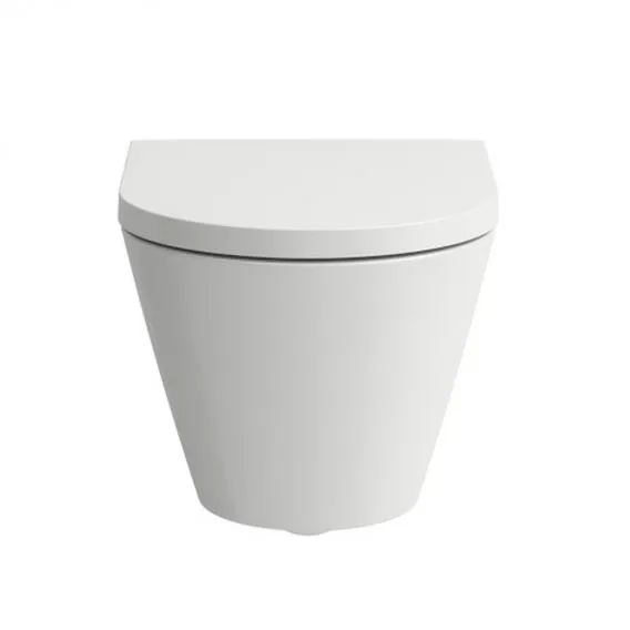 Подвесной унитаз   Kartell by Laufen 8.2033.7.757.000.1 37х54,5 см, безободковый (rimless), белый матовый