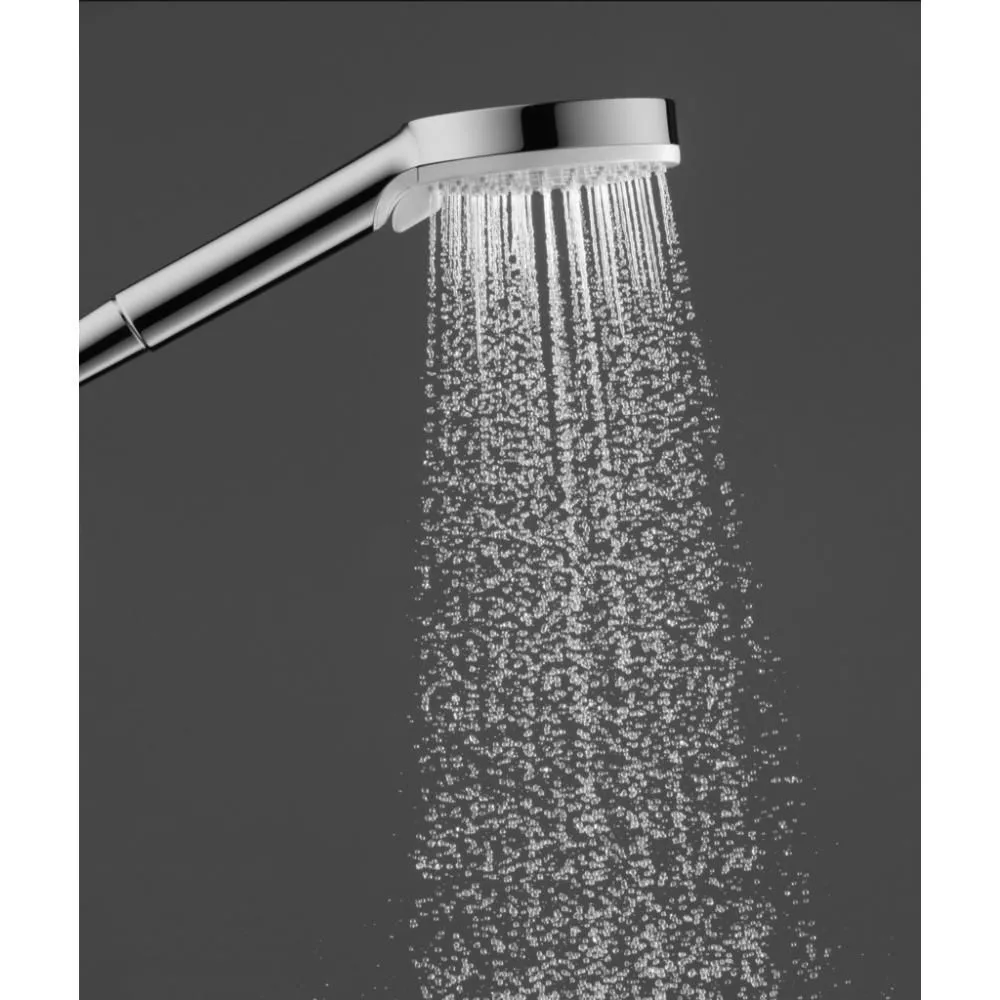 Душевой гарнитур со штангой 65 см и мыльницей Hansgrohe Crometta Vario 26553400 Белый/Хром