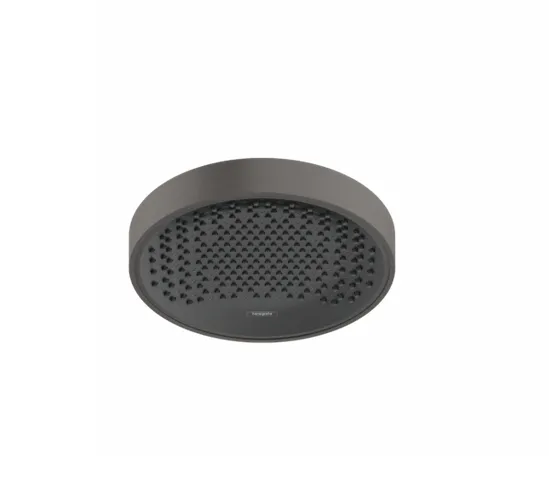 Верхний душ круглый потолочный HANSGROHE Rainfinity 26228340 250, 1jet, цвет Чёрный шлифованный хром