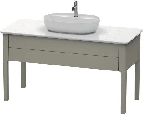 Тумба напольная под столешницу Duravit Luv LU956109292 каменно-серый