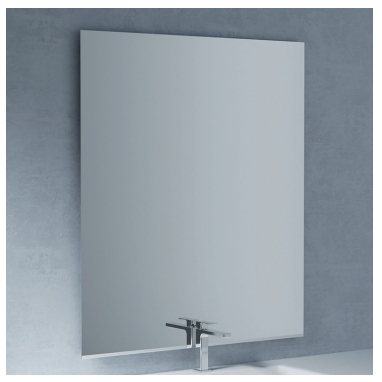 Зеркало прямоугольное без подсветки для ванной комнаты BMT BLUES 4.0 801 407 140 01   1400х1090х30 мм,  серый