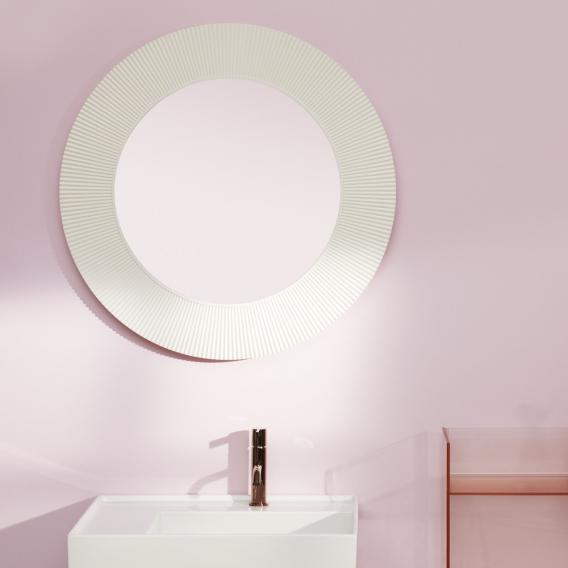 Зеркало круглое   Laufen  Kartell  3.8633.1.090.000.1  78 см, рама пластик цвет белый насыщенный