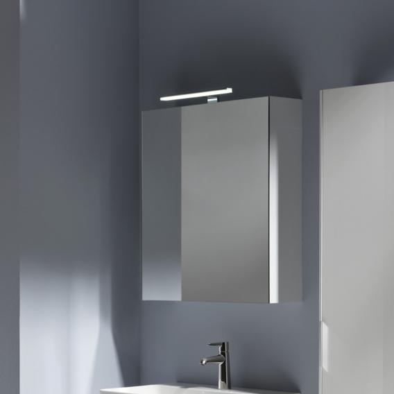 Зеркальный шкаф с подсветкой  Laufen Base   4.0275.1.110.261.1  60 см, белый глянцевый,  дверца слева