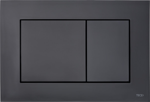 Панель двойного смыва для унитаза TECE TECENow 9240407 Чёрный матовый