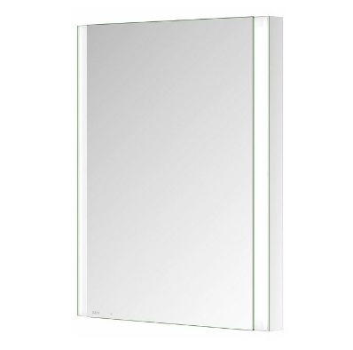Правый зеркальный шкаф с подсветкой для встраиваемого монтажа KEUCO Somaris 14511 001100 115 мм х 600 мм х 710 мм, с 1 поворотной дверцей, цвет корпуса Зеркальный